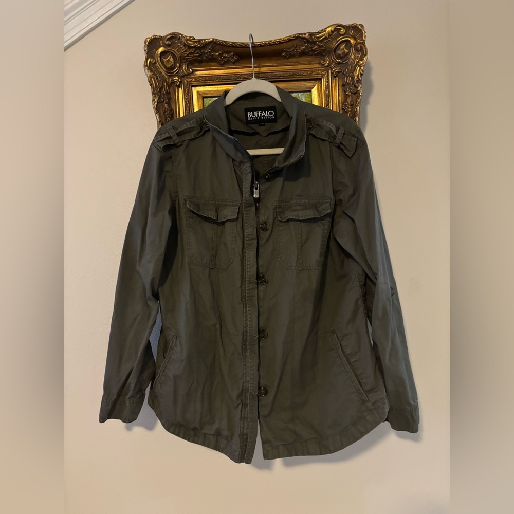 Buffalo David Bitton Olive Green Jacket